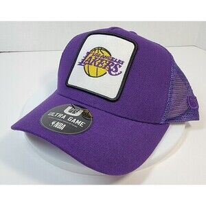 Los Angeles Lakers NBa UltraGame Hat Backwood Basketball Cap Adjustable Snapback